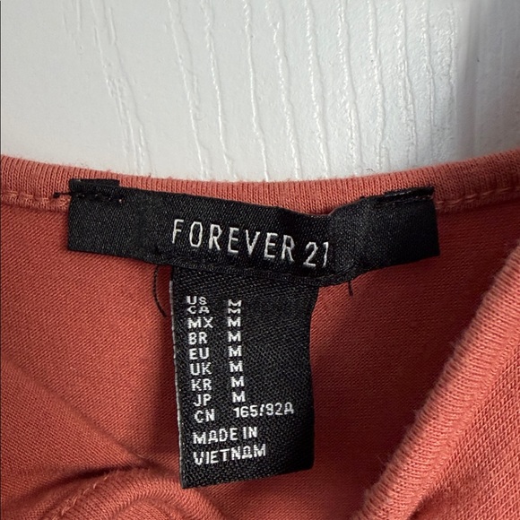 Forever 21 Rust Ruffled Mini Dress - Picture 4 of 4